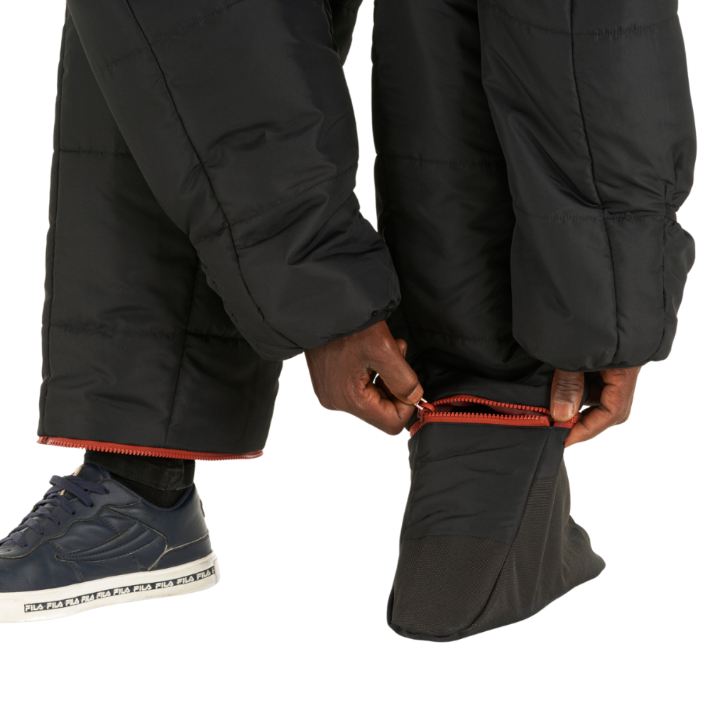Lite Recycled Black Terracotta Wearable Sleeping Bag