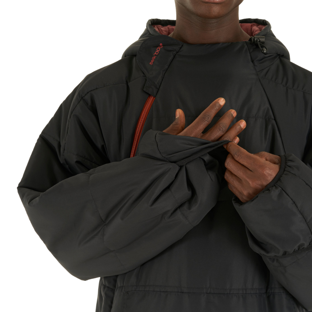 Lite Recycled Black Terracotta Wearable Sleeping Bag