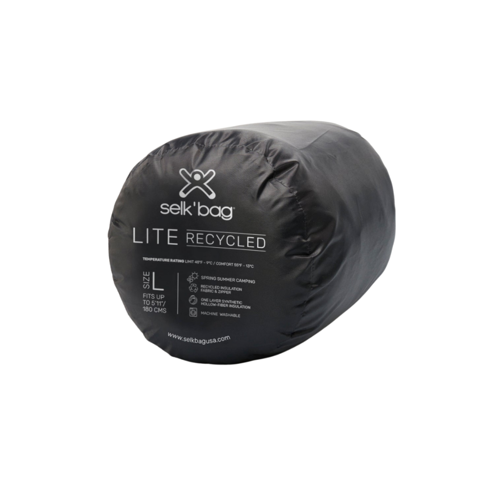Lite Recycled Black Terracotta Wearable Sleeping Bag