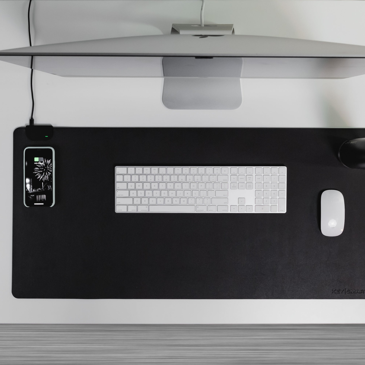 TaskPad Wireless Charging Desk Pad Black
