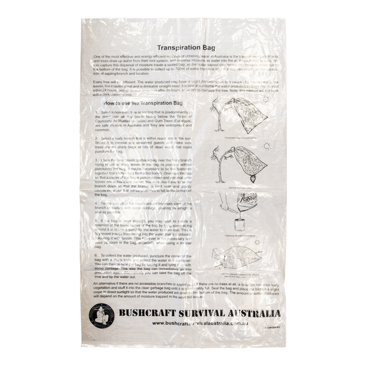 Bushcraft Survival Transpiration Bag