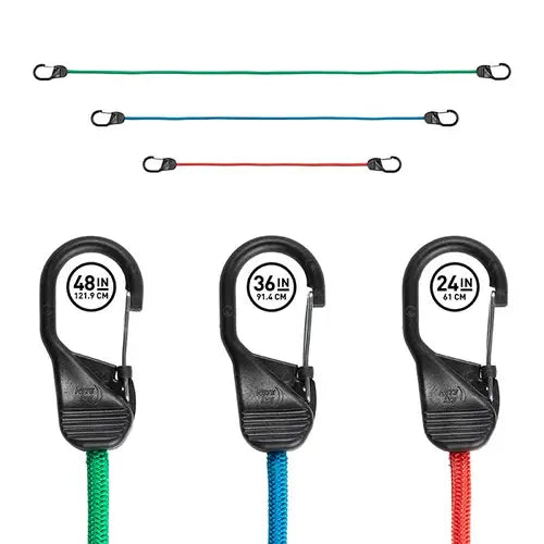 SlideLock Carabiner Bungee