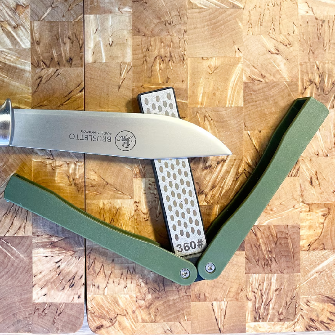 Brusletto Foldable Outdoor Diamond Sharpening Stone