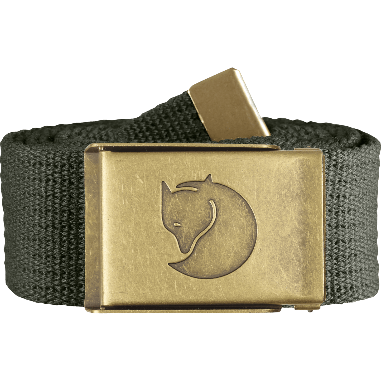 Canvas Brass Belt 4cm