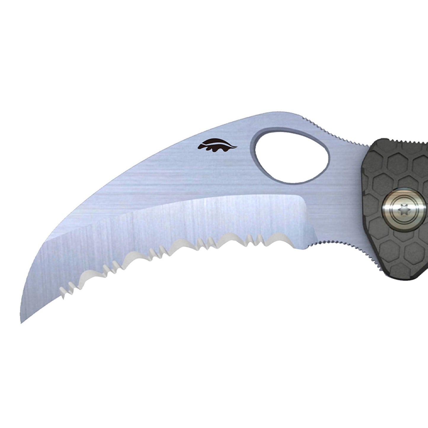 Claw Small Knife Black Serrated
