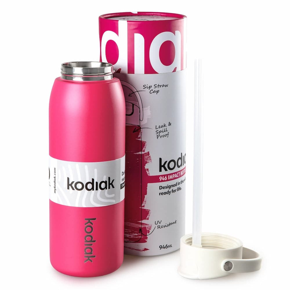 Kodiak Impact Bottle 946ml  Full Colour Display Bundle