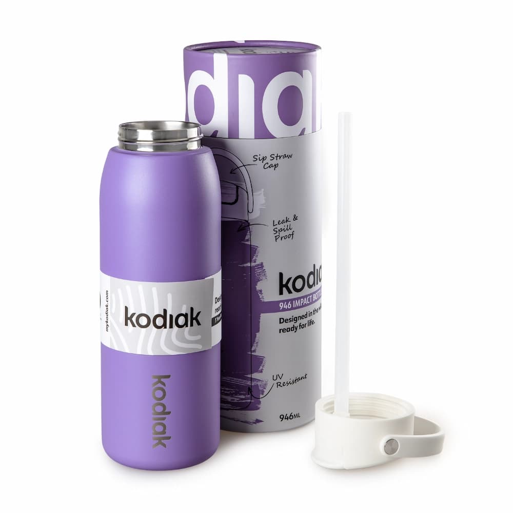Kodiak Impact Bottle 946ml  Full Colour Display Bundle