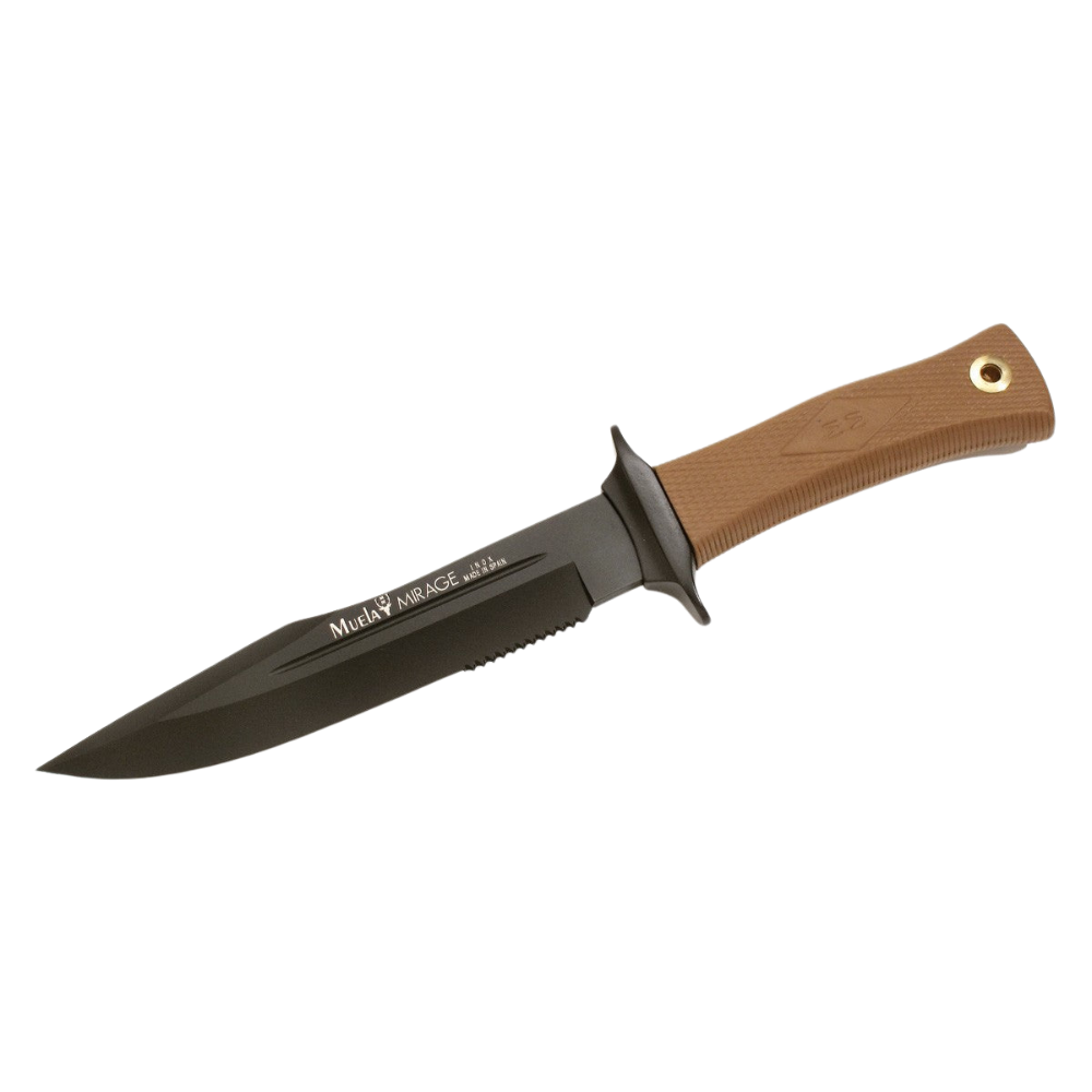 Mirage Knife - 18NM - Tefloned Blade w/ Desert Sheath