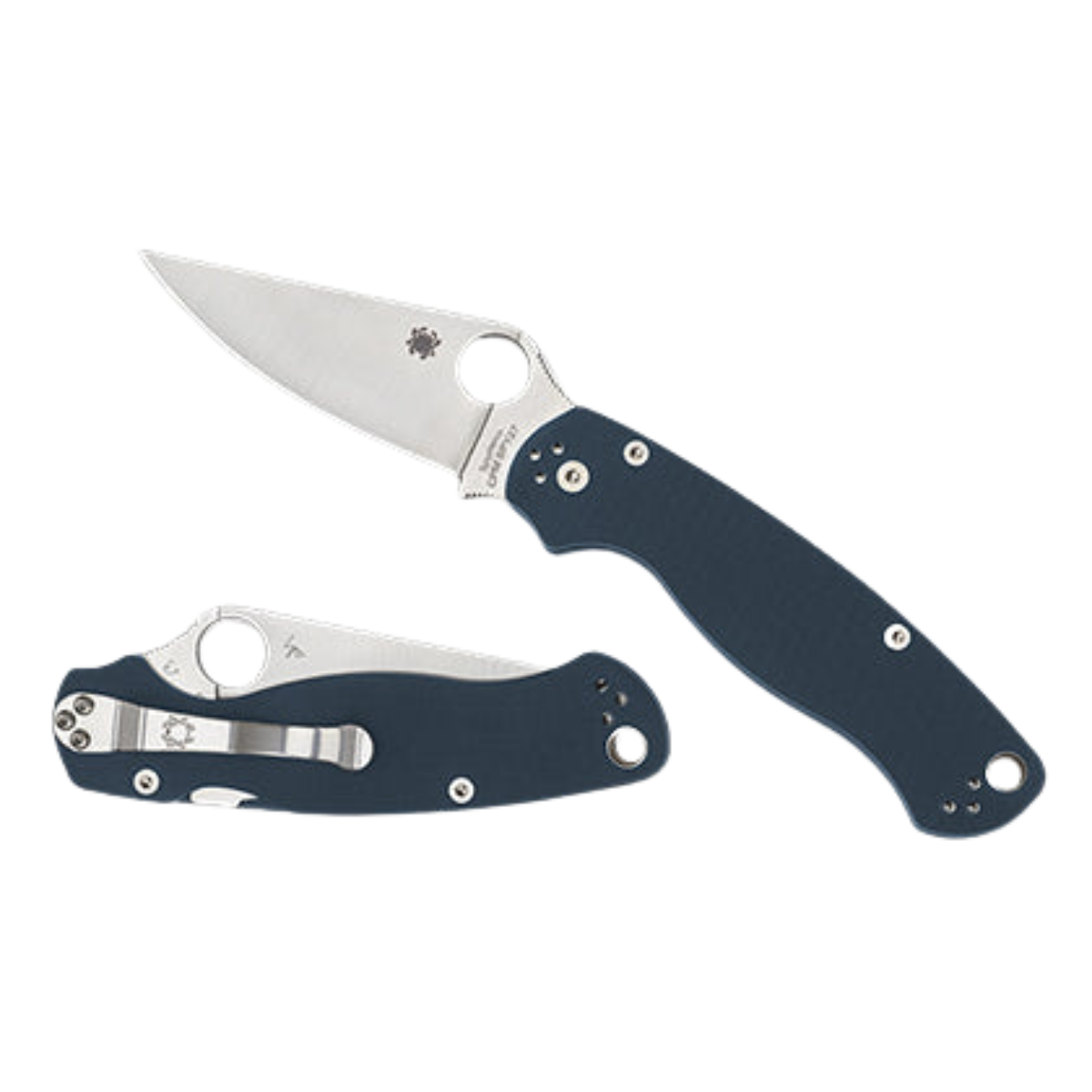Para Military 2 Cobalt Blue G-10 CPM Spy27 Plainedge