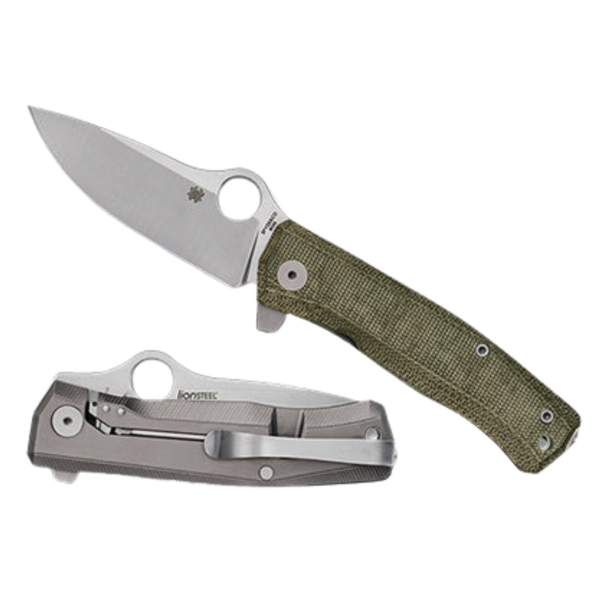 Spymyto Green Canvas/ Titanium M398 Plainedge