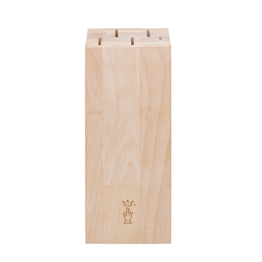 5-Slot Beech Wood Knife Block