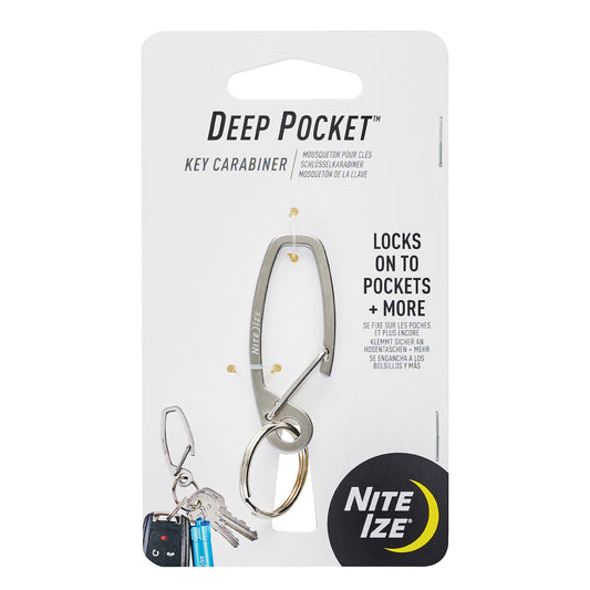 Deep Pocket Key Carabiner