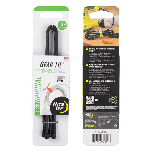 Gear Tie Reusable Rubber Twist Tie