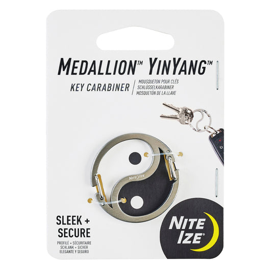 Medallion YinYang Key Carabiner