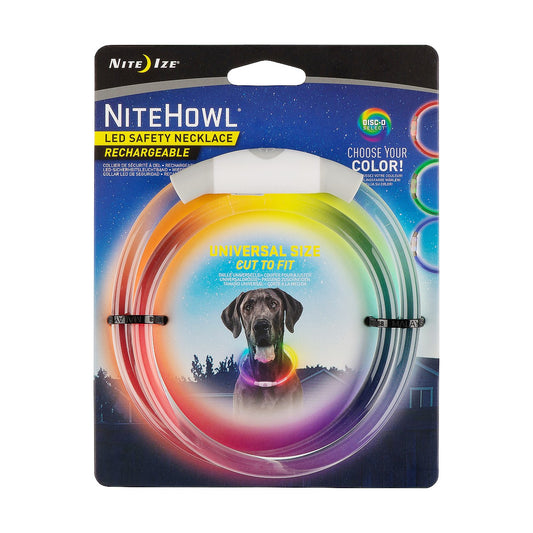 Pet NiteHowl Rechargeable LED Safety Necklace
