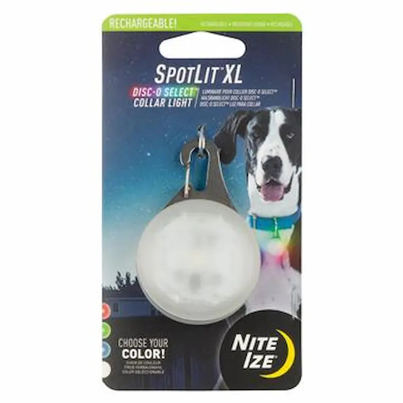 Pet Spotlit Rechargeable Collar Light
