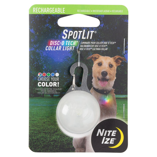 Pet Spotlit Rechargeable Collar Light