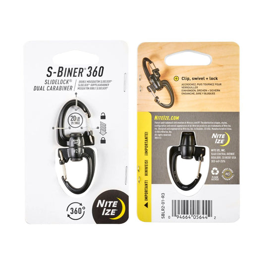 S-Biner 360 SlideLock Dual Carabiner