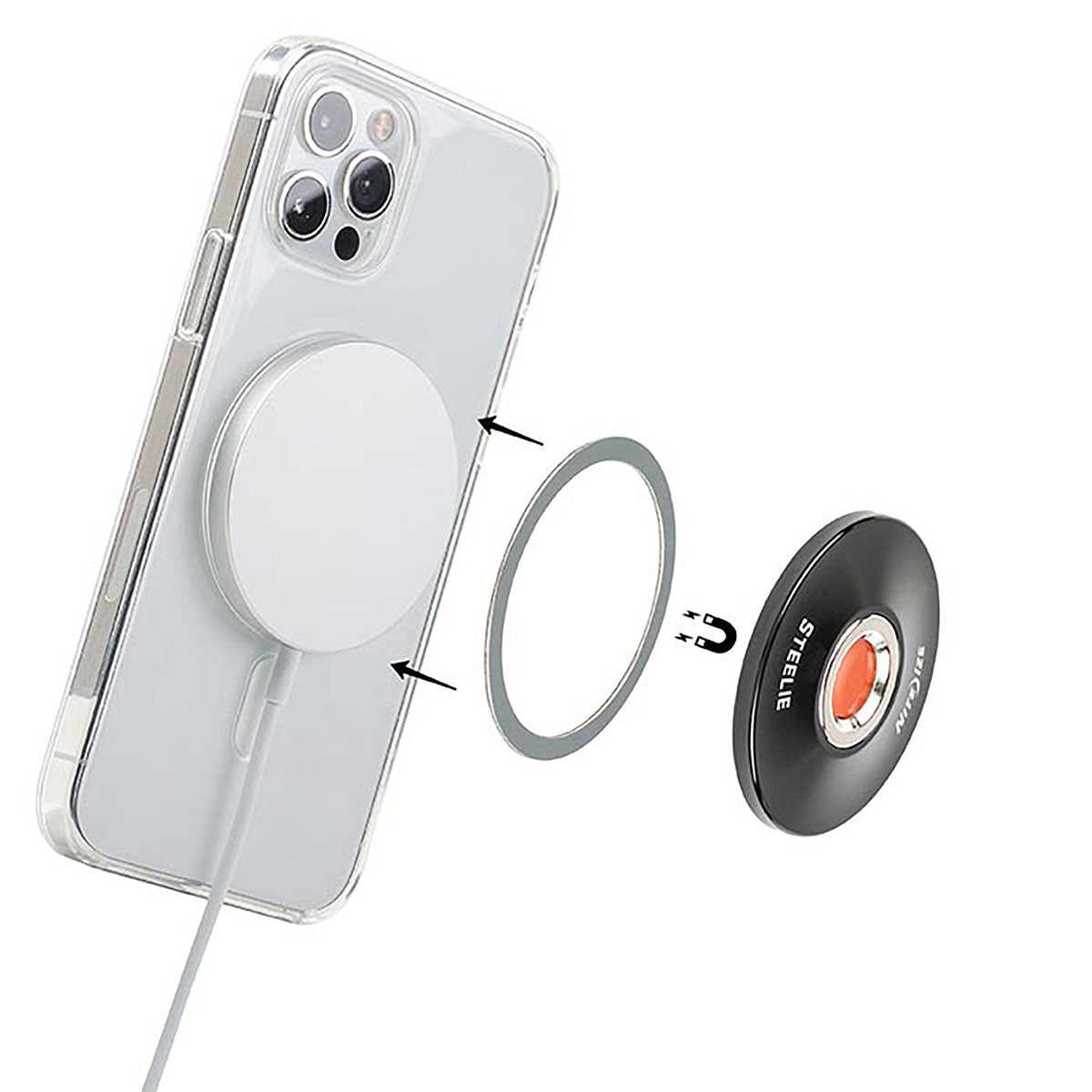 Steelie Orbiter Plus Socket + Metal Ring