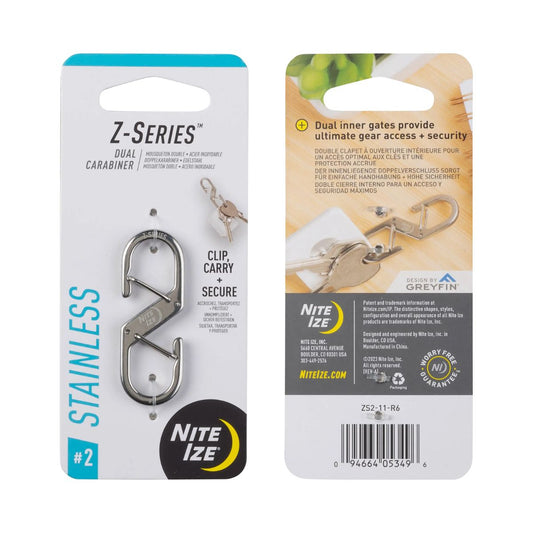 Z-Series #2 Dual Carabiner Stainless Steel