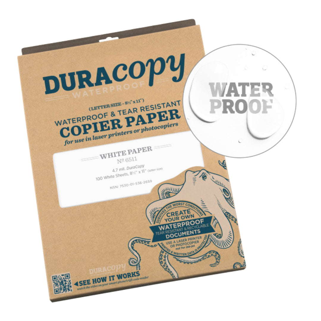 Duracopy Waterproof Printer Paper - White