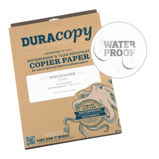Duracopy Waterproof Printer Paper - White