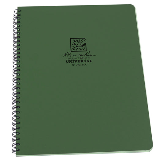 Maxi Side Spiral 8.5 x 11 Polydura Notebook - Universal
