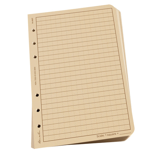 Standard Loose Leaf Planner Refill 4.625 x 7 w/6 Hole Punch