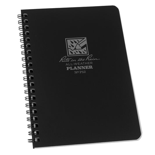 Side Spiral 4.625 x 7 Polydura Undated Planner Book
