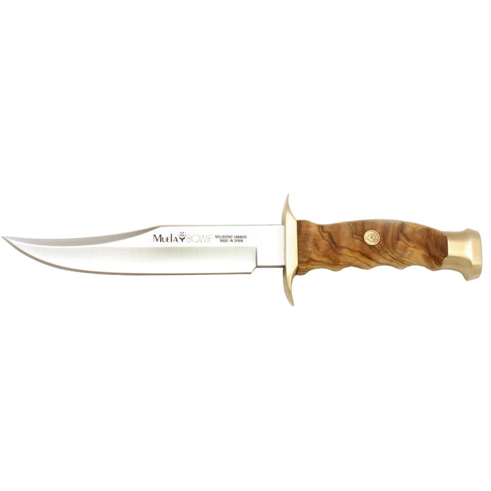 Bowie 16 - Olive Wood Handle Knife