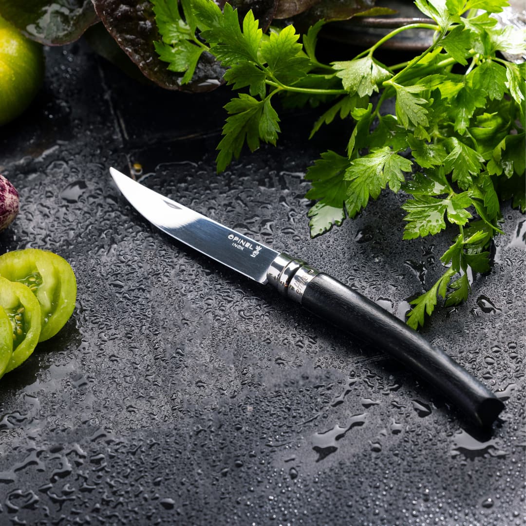No°10 Effilé Stainless Steel Slim Folding Knife - Ebony
