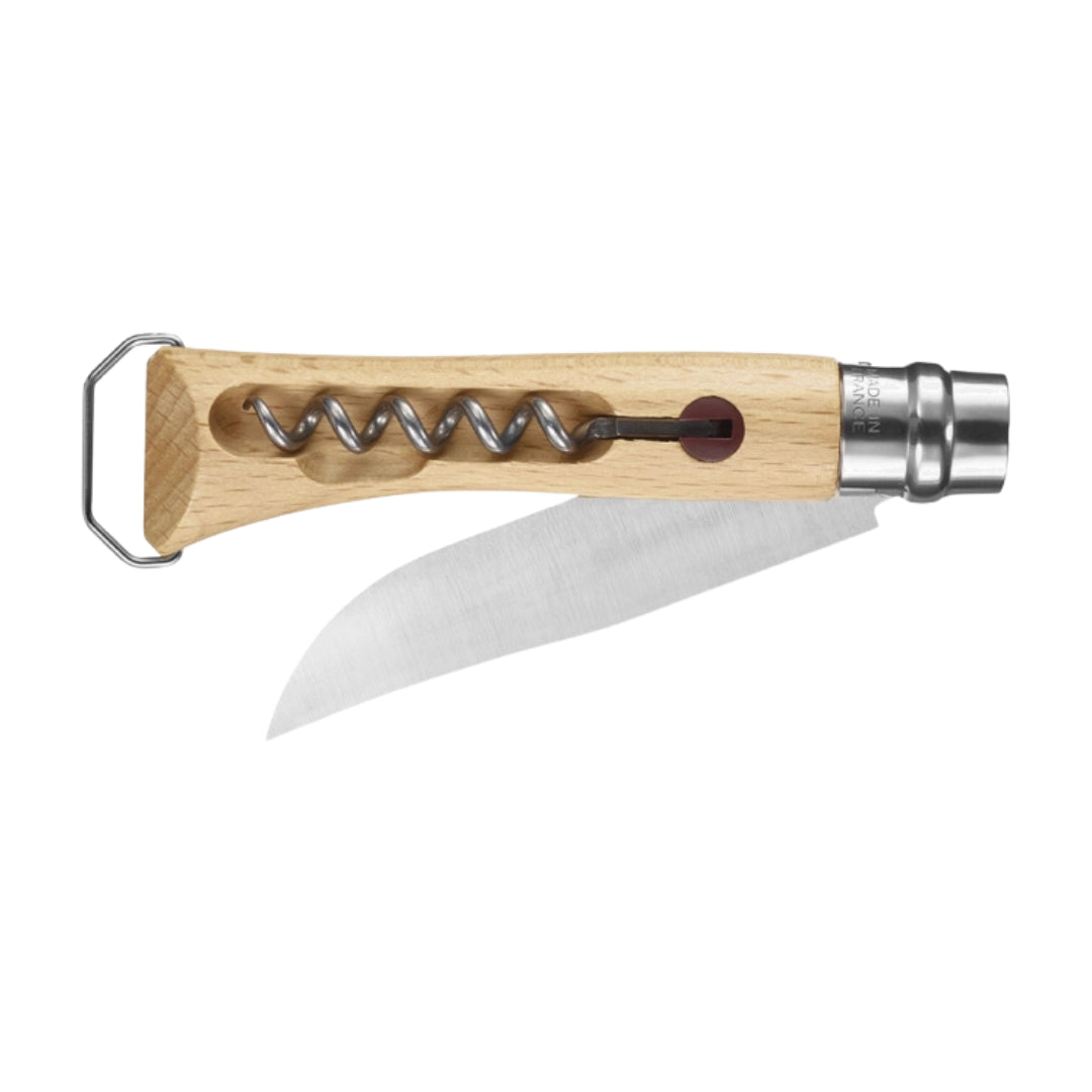 N°10 Corkscrew Bottle Opener Beech w/Sheath - Wooden Gift Box