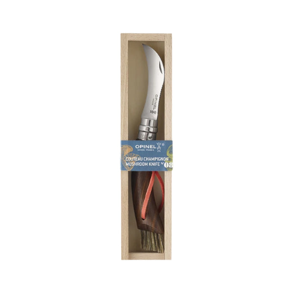N°8 Mushroom Knife Black Walnut - Wooden Gift Box