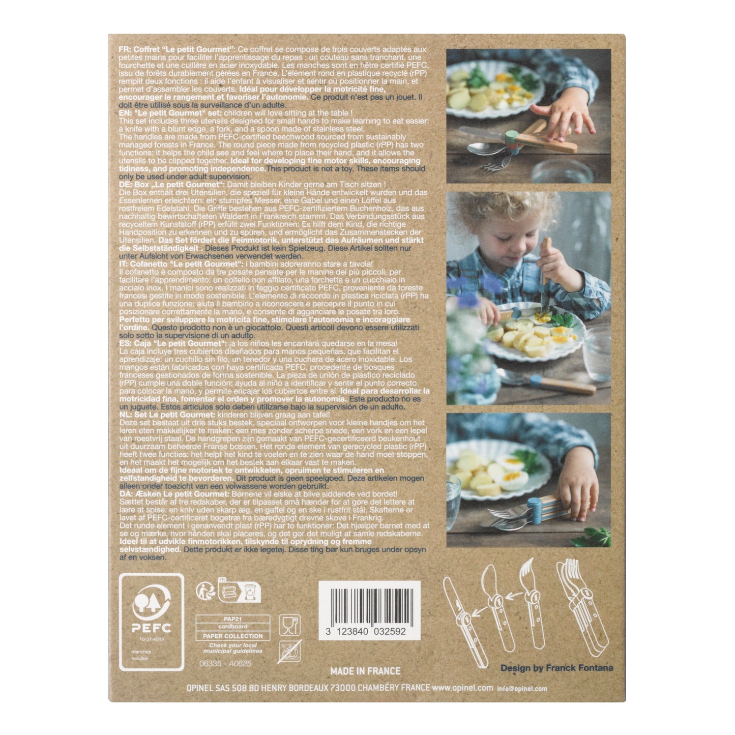 Opinel Le Petit Gourmet Set