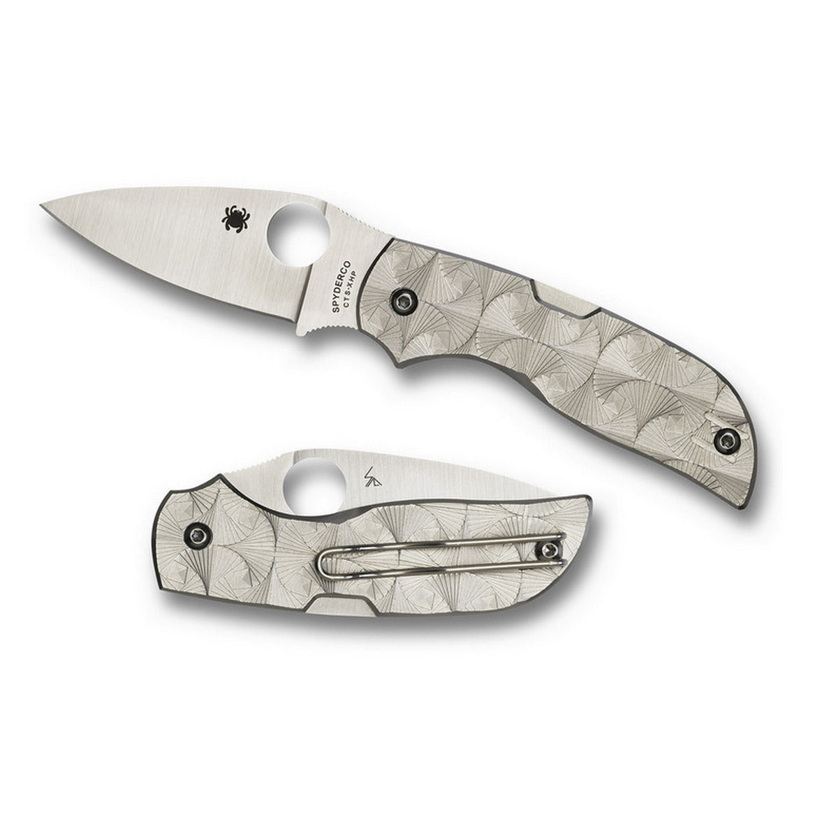 Chaparral Knife Stepped Titanium CTS XHP - Plain Blade