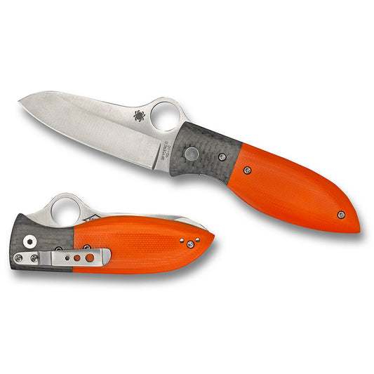 Firefly G-10 Knife Orange - Plain Blade