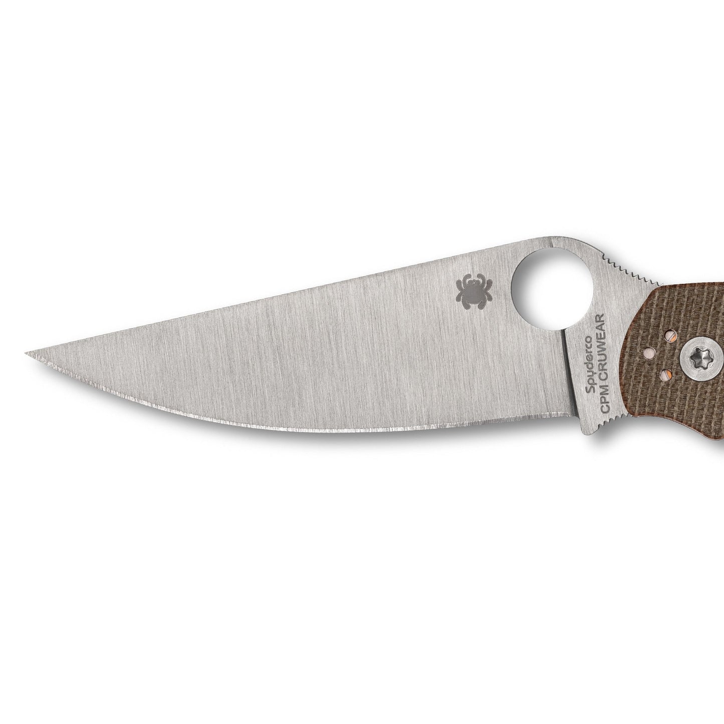 Military™ 2 Knife Brown Canvas Micarta CPM CRU-WEAR