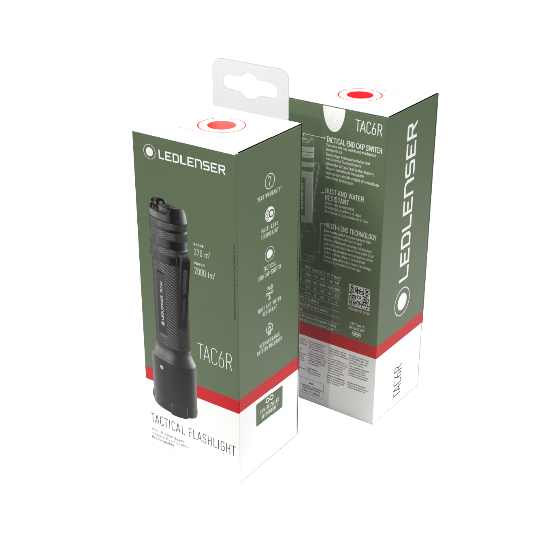 TAC6R Tactical Rechargeable Torch