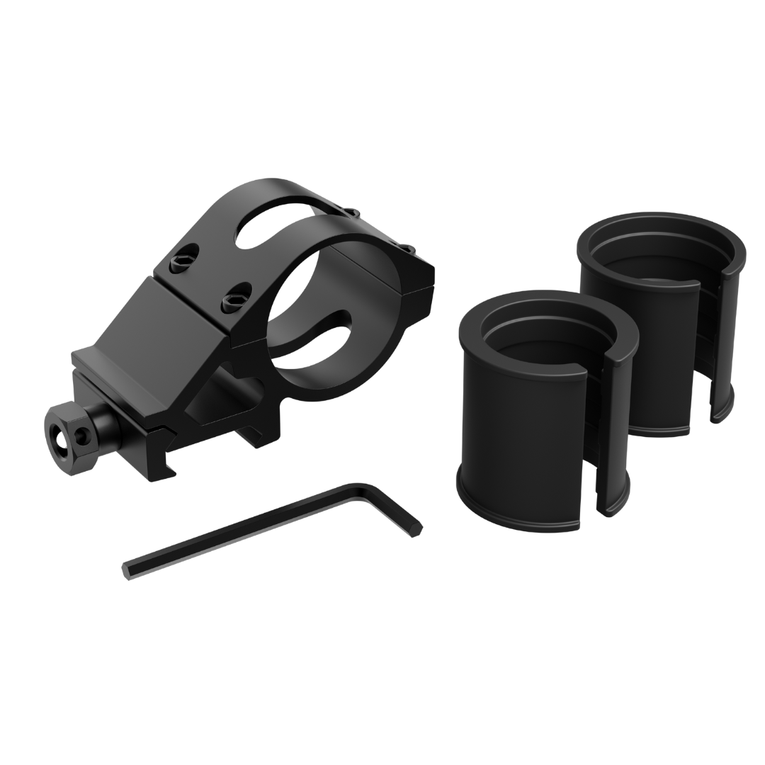 Accessory Picatinny Rail Mount A for TAC6R/TAC7R/TT3R fits 25-29mm diameter flashlights