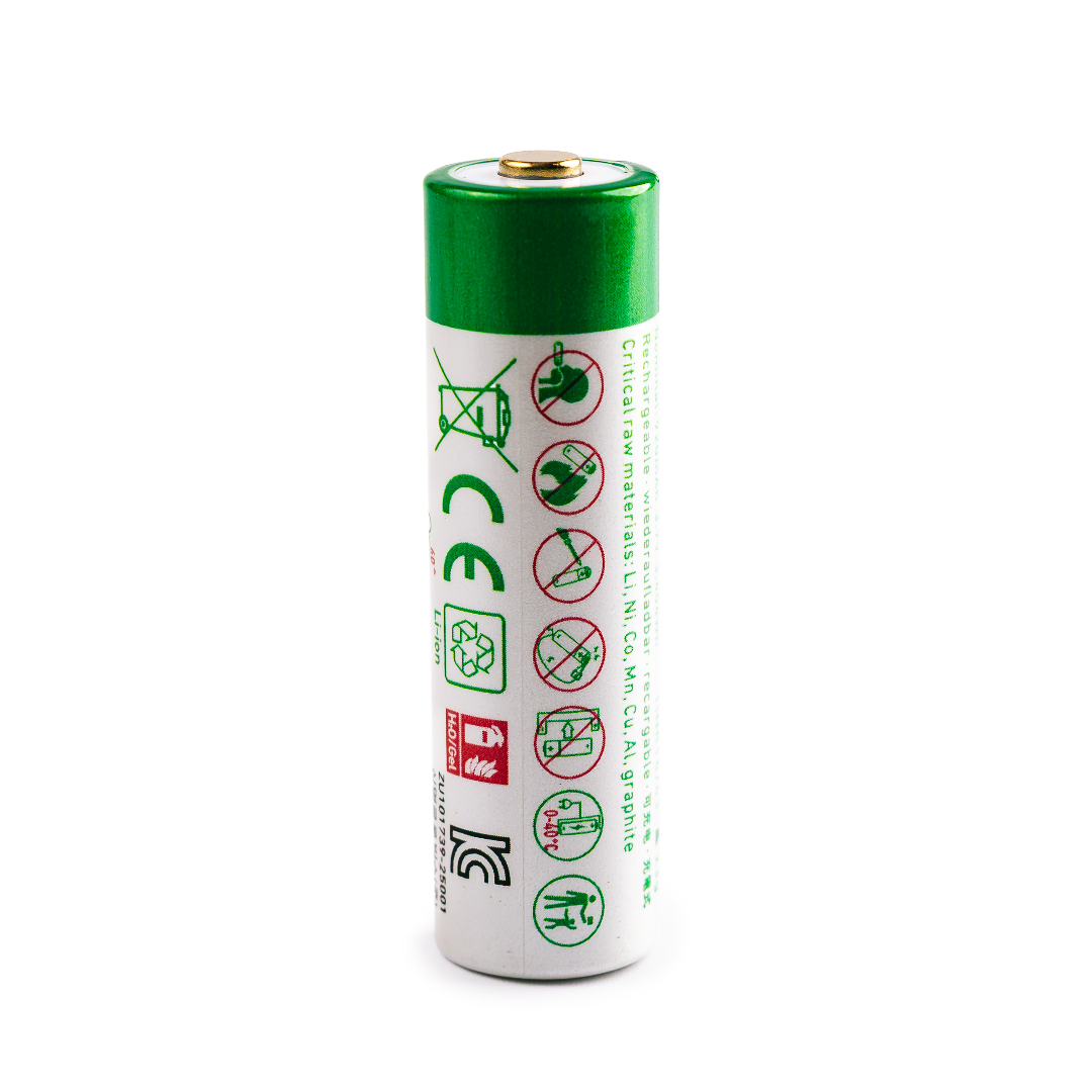 14500 Li-ion Rechargeable Battery 3.7V / 920mAh - Poly Bag