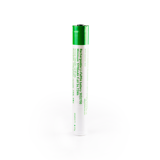 3 x 32700 Li-Fe Rechargeable Battery Pack 9.6V / 6000mAh