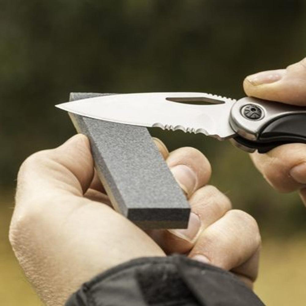 4" Dual Grit Sharpening Stone with Pouch